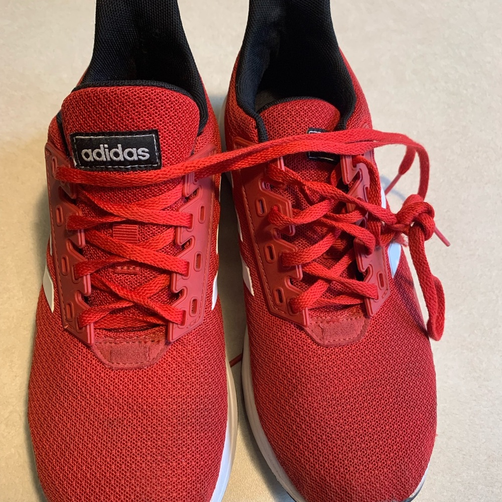 Adidas Vibrant Red Athletic Shoes